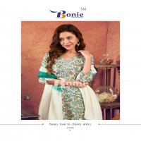 aneri vol 3 by bonie capsule print full stitch anarkali kurti pant dupatta