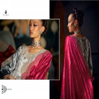 shahen shah by aiqa lifestyle winter special designer 3pcs velvet dress