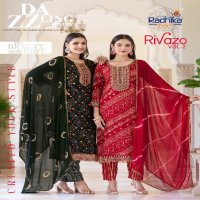 radhika lifestyle rivazo vol 2 rayon elegant style big size readymade 3pcs suit