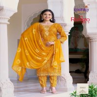 radhika lifestyle rivazo vol 2 rayon elegant style big size readymade 3pcs suit