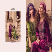 Rangati Azalea Wholesale Plush Velvet With Designer Work Winter Suits