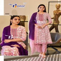 Bonie Tanvi Wholesale Anarkali Kurti Pant And Dupatta