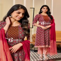 Bonie Tanvi Wholesale Anarkali Kurti Pant And Dupatta