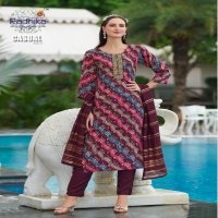 CASUAL VOL 3 BY RADHIKA LIFESTYLE CASUAL WEAR RAYON PRINT READYMADE 3PCS DRESS