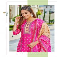 Aanchi Umika Wholesale Fancy Fabric With Crochet Work Top With Pant And Dupatta