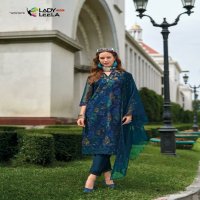 Lady Leela Aleena Wholesale Embroidery And Handwork Kurtis With Pant And Dupatta