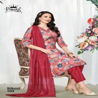 Princess New Submit Look Cao Wholesale Handwork Kurtis With Pant And Dupatta