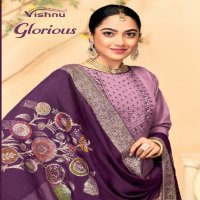 Vishnu Glorious Wholesale Simmer Fabrics Dress Material