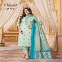 Mayur Anushree Vol-1 Wholesale Heavy Poplene Cotton With Work Dress Material