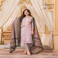 Mayur Anushree Vol-1 Wholesale Heavy Poplene Cotton With Work Dress Material