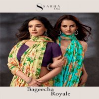 bageecha royale by sarha diva occasion wear viscose muslin best saree online