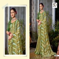 yamuna vol 17 by 5d designer beautiful moss chiffon saree collection