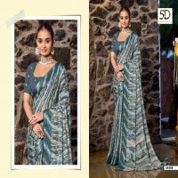 yamuna vol 17 by 5d designer beautiful moss chiffon saree collection