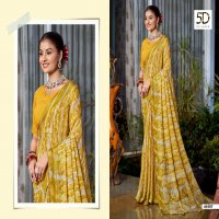 yamuna vol 17 by 5d designer beautiful moss chiffon saree collection