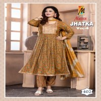 master jhatka vol 4 casual wear capsule print full stitch salwar kameez