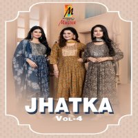 master jhatka vol 4 casual wear capsule print full stitch salwar kameez