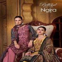 belliza designer naira vol 70 cotton digital prints 3pcs suits