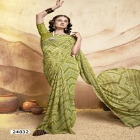 Vallabhi Guleri Vol-4 Wholesale Georgette Fabrics Ethnic Sarees