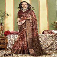 Vallabhi Anuprabha Vol-3 Wholesale Linen Fabrics Sarees