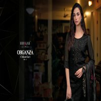 Lily And Lali Organza Chikan Kari Vol-3 Wholesale Schiffli And Hand Work Tops With Pant And Dupatta