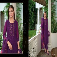 Lily And Lali Organza Chikan Kari Vol-3 Wholesale Schiffli And Hand Work Tops With Pant And Dupatta