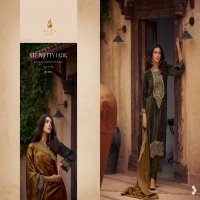 AIQA Shikarbagh Wholesale Pure Velvet With Fancy Work Winter Suits