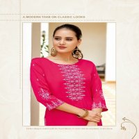 Kadlee Aneri Wholesale Heavy Rayon Hand Work Long Kurtis