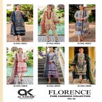 Al Karam Florence Vol-4 Wholesale Pure Cambric Cotton Dress Material