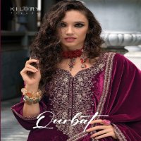 Kilory Qurbat Wholesale Pure Premium Velvet With Coding Work Winter Salwar Suits