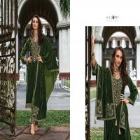 Kilory Qurbat Wholesale Pure Premium Velvet With Coding Work Winter Salwar Suits