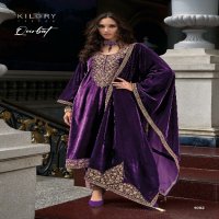 Kilory Qurbat Wholesale Pure Premium Velvet With Coding Work Winter Salwar Suits