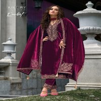 Kilory Qurbat Wholesale Pure Premium Velvet With Coding Work Winter Salwar Suits