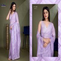 sethnic lifestyle posh 46001-46003 simmer net exclusive saree supplier