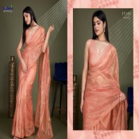 sethnic lifestyle posh 46001-46003 simmer net exclusive saree supplier