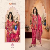 flory vol 47 by shubhkala silk digital foil classic readymade 3pcs dress