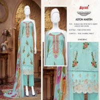 bipson prints aston martin 2854 roman silk 3pcs dress material