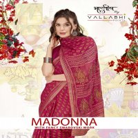 vallabhi prints madonna stylish printed brasso saree online