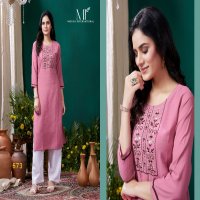 Moksh Giva Vol-2 Wholesale Maaza Cotton Hand Work Long Kurtis