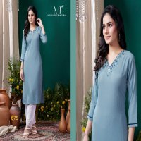 Moksh Giva Vol-2 Wholesale Maaza Cotton Hand Work Long Kurtis