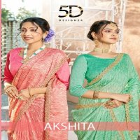 5d Designer Akshita Wholesale Indian Ethnic Sarees