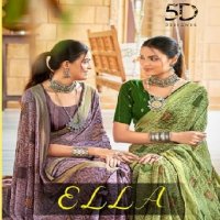 5d Designer Ella Wholesale Indian Ethnic Sarees