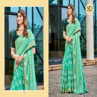 LAVANYA VOL 4 BY 5D DESIGNER SILK SAREE WITH JARI PATTERN