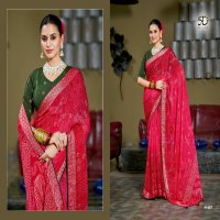 yamuna vol 18 by 5d designer beautiful moss chiffon saree collection