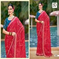 yamuna vol 20 by 5d designer beautiful moss chiffon saree collection