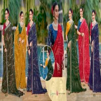 yamuna vol 20 by 5d designer beautiful moss chiffon saree collection