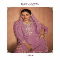 Gulkayra Elvira Wholesale Real Chinon  Stitched Salwar Kameez