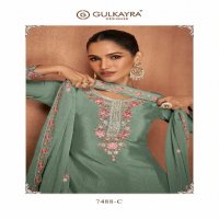 Gulkayra Elvira Wholesale Real Chinon  Stitched Salwar Kameez