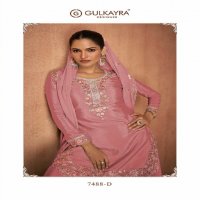 Gulkayra Elvira Wholesale Real Chinon  Stitched Salwar Kameez