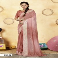 Vallabhi Kairavi Wholesale Fancy Swarovski Work Sarees