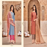 Vishnu Aarohi Wholesale Banarasi Silk Fabrics Dress Material